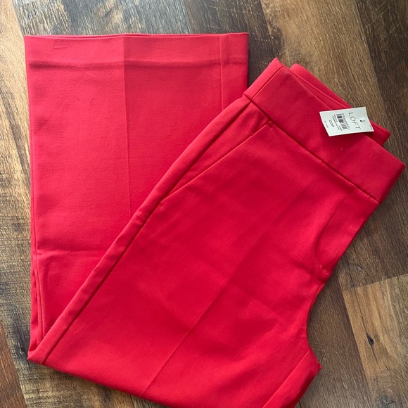 LOFT Pants - LOFT Scarlet Red Trousers